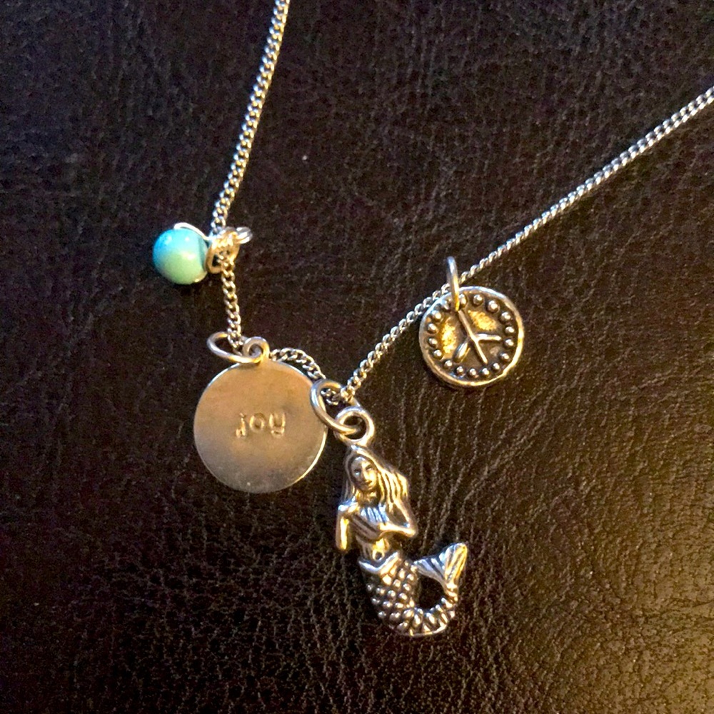 Necklace mermaid charms